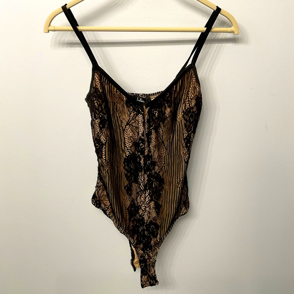 Lulu’s Women’s S Lace Bodysuit